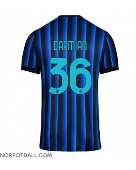 Billige Fotballdrakt Inter Milan Matteo Darmian #36 Replika Hjemmedrakt 2025-26 Kortermet